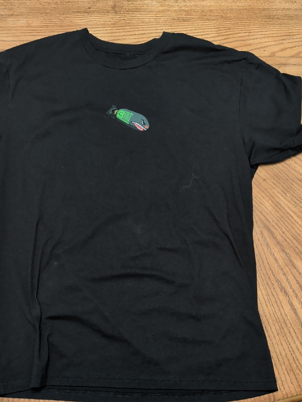 Men's theChive Chive Bomb Black Short Sleeve with Small Chest Graphic